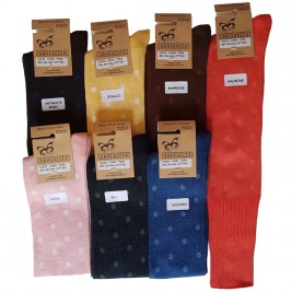 7 PAIA CALZE LUNGHE SEA ISLAND COTTON POIS